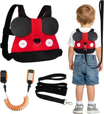 Bearcouple 4-in-1 Anti-Lost Harness, Lockable Wrist Link