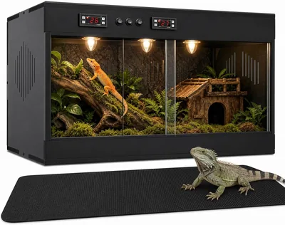 31.5" Front Opening Reptile Terrarium Tank - Best Deal