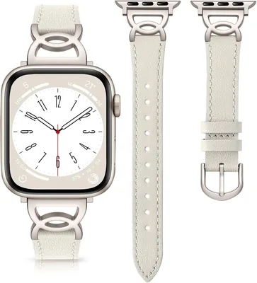 Upeak Slim Leather Band for Apple Watch