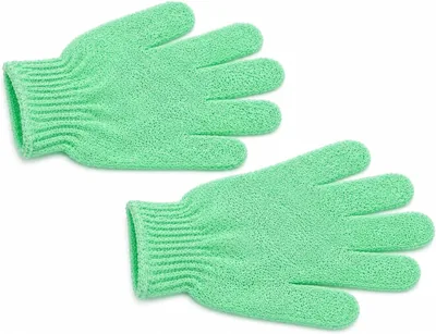 Exfoliating Bath Gloves Scrub Shower Green