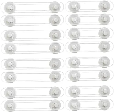 Child Safety Cabinet Locks, 16 Pack - Baby Drawer Locks, No Drilling Required