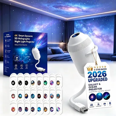 Galaxy Projector Night Light 5D Holographic Star Projection