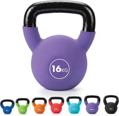 Kayman Cast Iron Kettlebell - Neoprene Coated