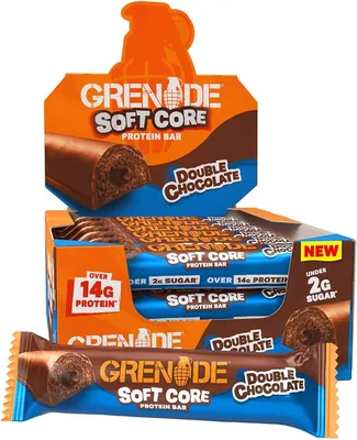 Grenade Soft Core Double Chocolate Protein Bar (12 x 50g)
