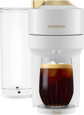 Nespresso Vertuo Pop+ Deluxe Coffee Machine White Gold