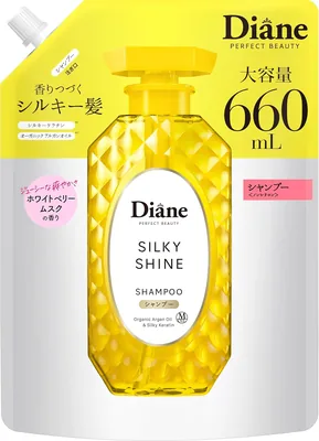 ダイアン シャンプー シルクな光沢 ホワイトベリームスクの香り 完璧な美しさ リフィル 660ml