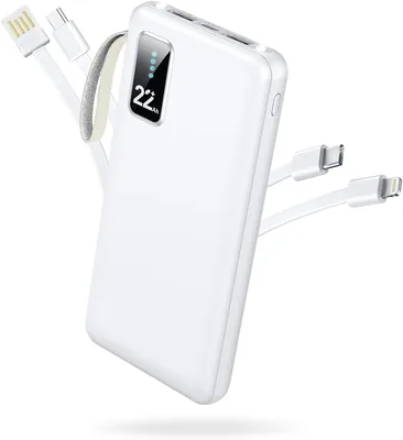 大容量モバイルバッテリー 22,800mAh 急速充電 コンパクト 6デバイス同時充電