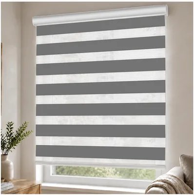 Persianas Para Ventanas, 150 x 200 cm, Cortina Horizontal de Doble Capa | Estilo Moderno, Adecuado Para Cocinas y Dormitorios