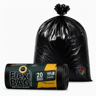 Flexi Bag Refuse Bags Extra Strength 20 Pack 750x950mm 20 Micron Best Deal