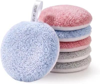 Cirkles en coton lavables - Pack de 6 | Pads nettoyants visage lavables et réutilisables pour maquillage