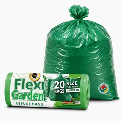 Flexi Green Garden Refuse Bags Extra Strength 20 Pack 750x950mm Best Deal