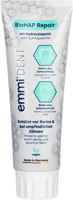 Pasta do zębów emmi-DENT BioHAP Repair z hydroksyapatytem i fluorem, 75 ml