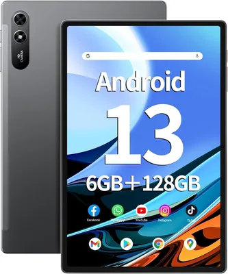 Android 13 Tablet 10.5" 6GB RAM