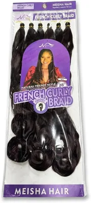 Meisha Hair French Curly Braid 28 Inch Synthetic Hair