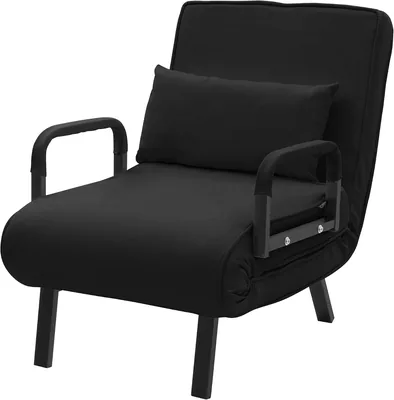 ML-Design Sofa Bed med Sängfunktion, 3 i 1 Armchair med Släpfunktion, Faltsofa Stol, Armchair med Justerbar Bak