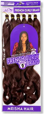 Meisha Hair French Curly Braid 28 Inch Synthetic Braiding Hair - Best Deal