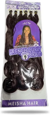 Meisha Hair French Curly Braid 28 Inch Synthetic Hair