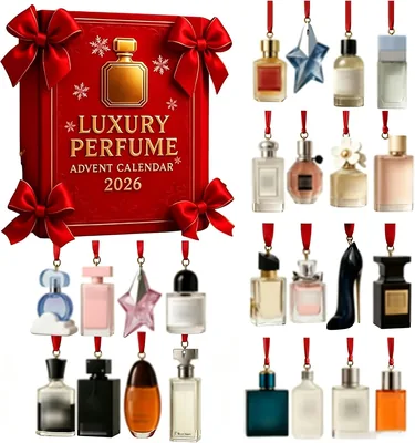 Luxus Parfym Adventkalender 2026 | 24 Dagar Acryl Parfymdisplay Geschenkset