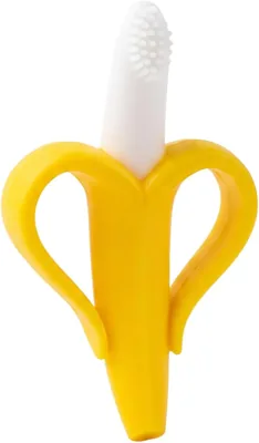 Mordedor de Encias Silicona Grado Alimenticio para Bebés con Forma de Banana