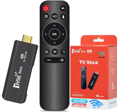 TV Stick 2G+16G Cuadrado Core 64bit WiFi HDR 4K Smart TV, Mejor Oferta