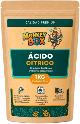 Ácido Cítrico en Polvo para Limpieza 1 kg - 100% Puro - Calidad Premium