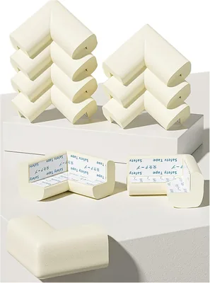 10 Pack Baby Corner Protectors, L-Shaped Foam Furniture Edge Guard