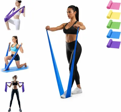 Faixa Elástica Thera Bands - 1,5 Metro - Resistência para Fisioterapia e Fortalecimento - Alongamento Pilates e Yoga