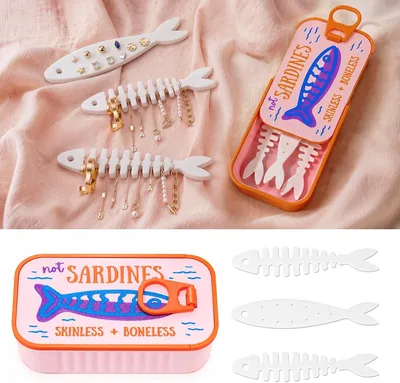 Nosiny 4 Pcs Sardine Jewelry Travel Case Best Deal