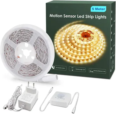 SIBI LIGHTING LED Strip mit Bewegungssensor 5 m 3000 K Warmweiß