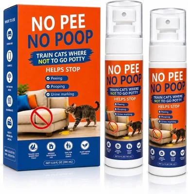Cat Pee Deterrent Spray - Stop Repeat Peeing Best Deal