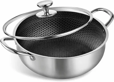 Triply Stainless Steel Saute Pan with Lid