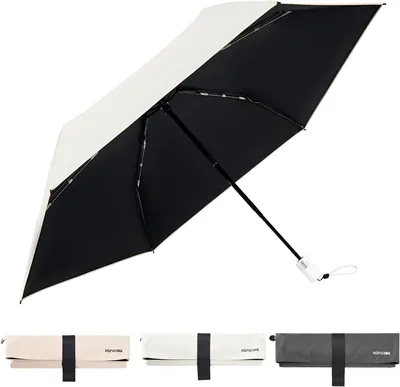 Konciwa -40℃ SHADE 日傘 遮熱率61% 反射冷却技術 広幅97cm 晴雨兼用 自動開閉 改良型収納 UVカット100% 軽量 耐風 撥水 | 折り畳み傘 完全遮光 Best Deal