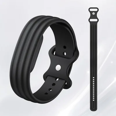 حزام رياضي مرن من السيليكون قابل للتعديل متوافق مع Fitbit Air، مقاوم و مريح للتنفس للرجال و النساء - أفضل سعر