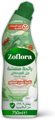 جيل تنظيف المرحاض زوفلورا انفجار العطر، الصنوبر و خشب السندان 750 مل | يساعد في الحفاظ على نظافة المرحاض ونعومته ومنع التعفن