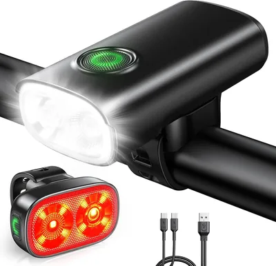 Babacom Bike Lights 1200LM - Spot Flood Beam