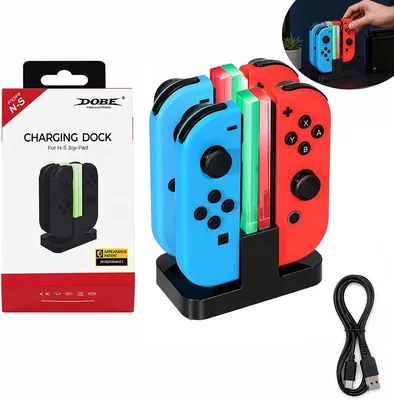 Joy-Con Charging Dock 4-Slot LED Type-C Best Deal