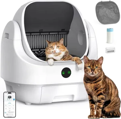 Ellenpent Open Top Auto Litter Box - 20% Off
