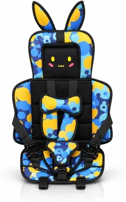Bunny Baby Car Seat, Breathable Knitted Fabric