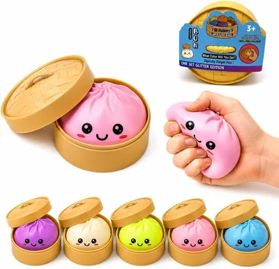 TOY GARDEN 1 PCS Dumpling Squishy Stress Ball - Best Deal