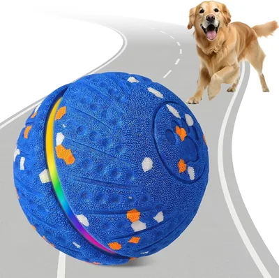 Interactive Dog Ball Light Bouncing Rolling Toy Best Deal