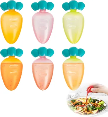Carrot Shaped Squeeze Bottles Set of 30