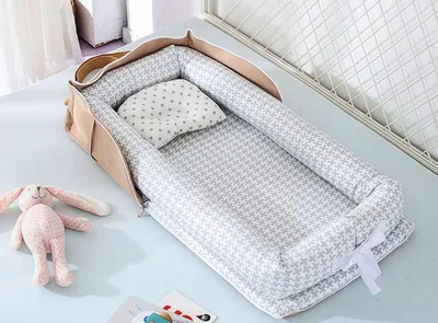 Baby Lounger 0-24 Months, Breathable Cotton