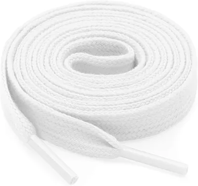 YJRVFINE Flat Athletic Shoe Laces - Wide Thick Shoelaces 2 Pair Best Deal