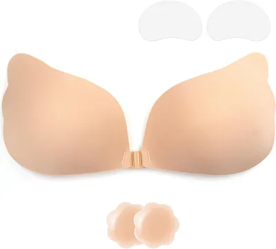 KZDEM Klebe-BH Push-Up Ohne Träger für Große und Kleine Brüste - Best Deal
