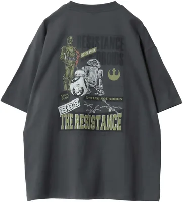 スター・ウォーズTシャツ、オーバーサイズ、レトロ調フロント/バックプリント、短袖Tシャツ、女性用/男性用、ベストディール