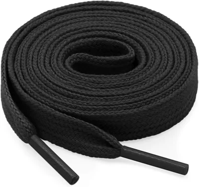 YJRVFINE Flat Athletic Shoe Laces - 2 Pairs