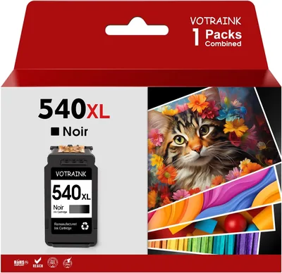 Cartouches d'encre VOTRAINK 540XL pour Canon 540XL Noir | PG-540XL
