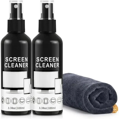 Screen Cleaner Kit - 2 Pack with Microfiber Cloths
