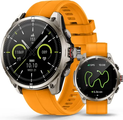 GPS Smartwatch - 670mAh Battery, Water Resistant