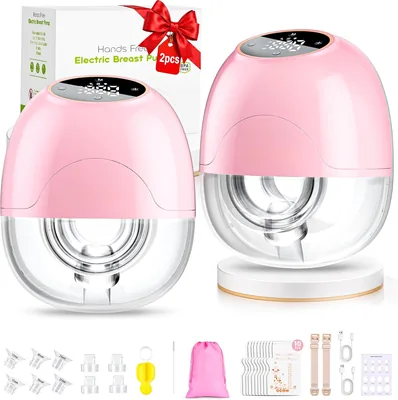 Extractor de Leche Eléctrico Portátil, Extraedor de Leche Inalámbrico Manos Libres, 3 Modos y 9 Niveles de Succión, Sin BPA